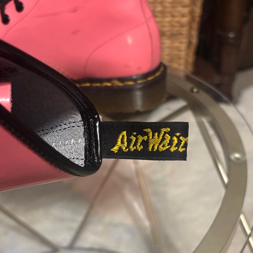 Dr. Martens AIR WAIR Pink Combat Boots - Picture 6 of 9